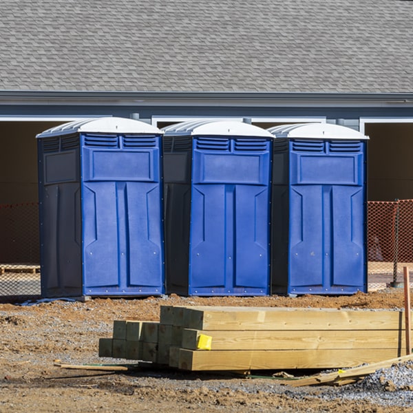 are there any restrictions on where i can place the portable restrooms during my rental period in Rockland